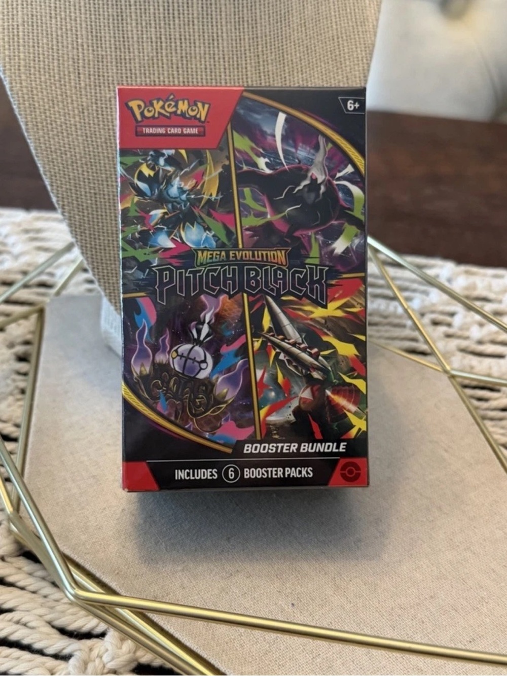 Pokémon Mega Evolution Pitch Black Booster Bundle - 6 packs - New in Box